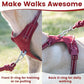No Pull Dog Harness, Reflective Puppy Vest for Small Medium Large Sized Dog(Burgundy Red,S)