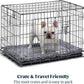 Stoutwool Indestructible Dog Bed - Fluffy Chew Proof Dog Crate Pad - Tough Kennel Pad for Aggressive Chewers - Ideal for Extra Small Breeds & Fits 22-Inch Crate - 21"x12", Charcoal