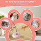 hooroor 2-in-1 UFO Laser Cat Toy – Automatic Motion with Feather, Rechargeable Smart Sensor Interactive Toy for Indoor Cats & Dogs, Fun Exercise & Play, Perfect Pet Gift
