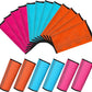 Jexine 12 Fly Boots for Horse Set of 12 Loose Breathable Mesh Horse Fly Sheets Protective Horse Leg Wraps Leggings for Preventing Flies and Mosquitoes Bites (Pink, Blue, Orange)