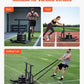 VEVOR Weight Sled, Steel Power Sled, Fitness Training Sleds for Athletic Exercise Speed Improvement, Workout Equipment with Adjustable Height Handle