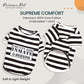Parisian Pet XL Dog Shirt - Lightweight, Sleeved Black & White Stripes for Large Dogs - 100% Cotton & Polyester - Prisoner Dog Costume