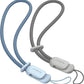 SURPHY 2 Pack Phone Lanyard for Cellphone Case, Phone Wrist Strap for Case, Cellphone Strap with 2-Color Braided, Charm Wrist Lanyard for Women and Men, Cloud Blue & Gray