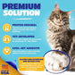 Soft Claws Cat Nail Caps for Medium Cats – (40 Caps, Blue & Silver) - Made in USA - Veterinarian-Developed | Protects Furniture & Skin - Easy to Apply, Long-Lasting Anti-Scratch Soft Cat Claw Covers