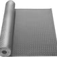 5Ft x 12Ft Rubber Flooring Mats 1.6mm Diamond Plate Flooring Roll 60sqft Rubber Trailer Garage Floor Mats Non-Slip Floor Protector Mat for Garage Warehouse Gym Basement-Gray