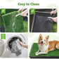 LOOBANI 47.6x29.2in Large Dog Litter Box with 2 Artificial Grass Patch + 2 Washable Pee Pads, Quickly Absorbency Portable Patio Potty for Balcony Apartment Use