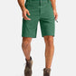 Pudolla Men's Hiking Cargo Shorts 9" Lightweight Outdoor Work Shorts for Men Travel Golf Camping Casual with 5 Zipper Pockets