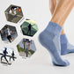 CelerSport 6 Pack Men's Ankle Socks with Cushion, Sport Athletic Running Socks