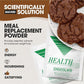 Chocolate Meal Replacement Powder | High Protein with 15G Whey & Soy Isolate | GLP-1 Booster | Best for Lean Shakes for Weight Loss in Women & Men | No Artificial Sweeteners (15 Servings)