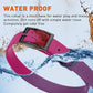 Dogline Biothane Waterproof Dog Collar Strong Coated Nylon Webbing with Black Hardware Odor- Proof for Easy Care Easy to Clean High Performance Fits Small Medium or Large Dogs, Magenta Pink