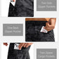 Pudolla Men's Hiking Cargo Shorts 9" Lightweight Outdoor Work Shorts for Men Travel Golf Camping Casual with 5 Zipper Pockets