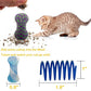 Fashion's Talk Cat Toys 50 Pcs for Indoor Cats,Interactive Door Hanging Mice Feather Toy Cat Spring Toy Cat Wand Catnip Crinkle Balls Silvervine Sticks Balls Kitten Toys Bulk