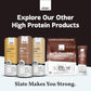 Slate Milk - High Protein Milk Shake - Dark Chocolate - Lactose Free, 20g Protein, 1g Sugar, 100 Calories, 1g Net Carbs, No Added Sugar - Natural, Breakfast Boost, Post Workout - 11 fl oz, 24 Cans