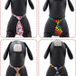 PET SHOW 10 Pack Pride Month Big Dog Ties Neckties for Large Breed Dogs XL Rainbow Neck Ties Bowties Girl Boy Pets LGBT Costumes Dog Adjustable Holiday Grooming Accessories Wedding Party Gift Favor