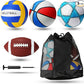 Jerify 4 Pcs Sport Balls Set Official Size Athletic Balls Include Soccer, Football, Basketball, Volleyball for Indoor Outdoor Game Teens Youth Adult Operation Christmas Ball Gifts