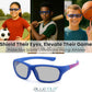 BLUE CUT Sports Protection Goggles, Photochromic Lenses Safety Glasses for Basketball, Pickleball and Outdoor Sports