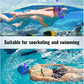 W WSTOO Adults Diving Snorkel Breathing Tube Silicone Flexible Foldable Snorkel Anti-Drop for Freediving Swim Training,Diving and Scuba Diving,Easy to Carry for Travel