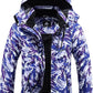 MOERDENG Women's Waterproof Ski Jacket Warm Winter Coat Outdoor Windbreaker Hiking Snowboarding Jacket