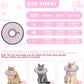 Lightweight Cat Cone Collar Soft, Soft Comfortable Cat Recovery Collar After Surgery, Elizabethan E Collar for Cats, Cone for Cats to Stop Licking (Pale Pink, Medium)