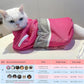 Cinf Cat Bathing Bag, Breathable Mesh Anti Scratch Adjustable Cat Grooming Bag for Nail Trimming, Bathing Soft Cat Washing Bag(Pink) M