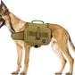 Himal Outdoors Dog Backpack & Saddle Bag, Tactical Hiking Backpack for Large Dogs with Side Pockets & Adjustable Strap
