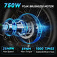 750W Electric Bike for Adults, 20" Fat Tire Electric Dirt Bike with 48V 13AH Removable Battery, Max 25 MPH & 35+Miles, LCD Display, Full Suspension Ebike for Snow/Beach/Mountains/Road