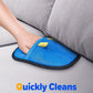 2025 Thickened Electrostatic Pet Hair Removal Gloves (2 Pcs) - Reusable Strong Grooming Gloves for Cats & Dogs, Hair Remover for Couch, Furniture, Carpet, Car Seats & Clothing (Blue)