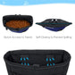Gobeigo Dog Treat Pouch and Training Clicker, Upgrade Two Magnetic Closure to Prevent Spills, 2 Cup Treat Bag with Poop Bag Dispenser, Metal Clip Waist Belt Fanny Pack for Pet Walk (Black/Blue)
