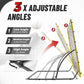 Heavy Duty Baseball Rebounder Net 4x4.5 FT Pitchback with 3 Adjustable Angles, Baseball and Softball Bounce Back Net for Ground, Line Drive, Fly Ball Return Settings Fielding Trainer
