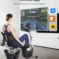 Recumbent Exercise Bike, Recumbent Bike for Home with Smart Workout APP - Recumbent Bikes with Ergonomic Backrest and Comfort Seat, 420LBS Weight Capacity, Larger Backlit Display