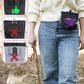 Gobeigo Dog Treat Pouch and Training Clicker, Upgrade Two Magnetic Closure to Prevent Spills, 2 Cup Treat Bag with Poop Bag Dispenser, Metal Clip Waist Belt Fanny Pack for Pet Walk (Black/Purple)