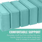 3" Yoga Block, 10 Pack Bulk EVA Foam Yoga Blocks, Firm and Supportive Yoga Brick, Balance Foam for Stretching, Pilates, and Workout, 3" x 6" x 9"