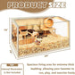 Prolee Hamster Cage Chewproof, Large Hamster Cage,Guinea Pig Cages Openable Top with Acrylic Sheets Solid Built, Hamster Habitat 24"