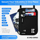 Neck Wallet for Travel & Passport Holder with RFID Blocking - Slim & Easy to Conceal Nylon Travel Pouch for men & women - Holds Phone, Cash, Cards, Keys - Sweat & Water Resistant - Large - Black