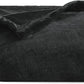 Bedsure Twin XL Fleece Blanket Dorm Bedding - Lightweight Soft Cozy Blankets for Bed, Sofa, Couch, Travel, Camping, Black, 66"x90"