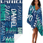 JML Personalized Beach Towel with Name, Custom Beach Towel with Name, Customized Microfiber Pool Towel, Quick Dry & Absorbent Swim Towel for Adult,Anniversary, Birthday, Summer Holiday,Vacation