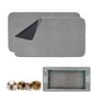 Guinea Pig Cage Liner, 2 Pack - Washable, Reusable, Leakproof Fleece Bedding Pads for Small Animals with Anti-Slip Bottom - for Midwest Cage 24''X47'' Area, Gray