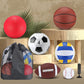 Deekin 12 Pcs Assorted Sport Ball Set Official Size Basketball, Football, Volleyball, Soccer, Baseball, Playground Ball with Bag and Pump Gift for Kid Youth Adult Back to School