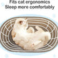 Cat Scratcher, 19.6x12.5 inches Cardboard Cat Scratching Board, Large Cat Scratchers for Indoor Cats, Bowl-Shaped Cat Scratch Pad Bed with Catnip