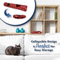 NFL San Francisco 49ers Cat Tunnel Tube Toy with Plush Football Catnip and Feathers Collapsible Tunnel for Cats to Play, Peek and Hide, Sporty & Fun Cat Tunnel Toy with Team Logo All-Over Design!