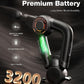R3 Pro 3-in-1 Massage Gun with Vibration - 18mm Amplitude & 6500RPM Deep Tissue Percussion Massager for Pain Relief in Back, Shoulder, Leg - Gift for Athletes