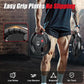 GIKPAL 2-inch Rubber Olympic Grip Weight Plates for Strength Training, Weightlifting in Home & Gym, Barbell Weights Plates Set (2.5/5/10/25/35/45 LB)