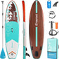 FBSPORT 11' Premium Stand Up Paddle Board, Yoga Board with Durable SUP Accessories & Carry Bag | Wide Stance, Surf Control, Non-Slip Deck, Leash, Paddle and Pump for Youth & Adult