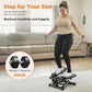 OLIXIS Steppers for Exercise at Home Workout Equipment, Mini Stepper Exercise Machine 300lbs, Twist Step with Resistance Bands, Cardio Weight Loss Equipment Home Fitness