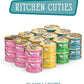 Weruva Cats in The Kitchen, Kitchen Cuties Variety Pack, Wet Cat Food, 6oz Cans (Pack of 24)