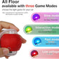 Interactive Cat Toy – Motion Activated Rolling Ball with LED Lights & 3 Play Modes & Two Different Tails - Best Toy for Indoor Cats & Kittens to Stay Active and Stimulate Hunting Instinct (Red)