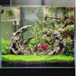 Novelsite Premium Large Sandstone Canyon Rock Formation - Lifelike Aquarium Decor for Fish Tank, 17" x 8.6" x 5" - Enhance Aquatic Landscape with Realistic Natural Look