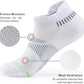 MONFOOT Men's/Women's 3-10 Pairs Silky Dry Athletic Cushion Ankle Socks, Multipack