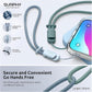 SURPHY 2 Pack Phone Lanyard for Cellphone Case, Phone Wrist Strap for Case, Cellphone Strap with 2-Color Braided, Charm Wrist Lanyard for Women and Men, Cloud Blue & Green