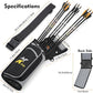 SUNYA X510 Field & Competition Hip Arrow Quiver | 3-Slot Noise-Free Archery Quiver with Sturdy Storage System (42x18cm)